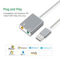 USB3.0 External Sound Card USB to 3.5mm Jack USB Audio Adapter Earphone Micphone for MACBOOK Computer Laptop PC. 
