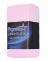 Pink Polyester Mix Bed Sheet - King Size. 