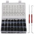 740PCS Nitrile Rubber O Ring Set with Hook Tools Sealing O-Ring Kit. 