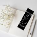 Bookmarks Set of 4 | Black and White Bookmarks | Book Aesthetics | Bookmarks for novels, Books and Quran | Book Labels | Gift Idea | Trendy Bookmark | Unique Bookmarks. 