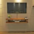 Tv Shelf wall mounted for 40 inch LED, Modern TV Entertainment Center TV Console Table Television Stands wall Mount, 40". 