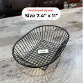 French Fries Basket, French Fries & Snack Basket - Metal Food Bucket with Strainer, Perfect for BBQ, Restaurants, and Home Use |  Fries Basket - Fast Food Bucket for Fries, Chicken, Chips, and Snack Serving. 