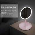 Makeup Mirror Stand With Led LightWhite LED Daylight Vanity Mirror Detachable/Storage Base 3 Modes Mirror With Light Gift USB Cable. 