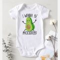 Clothing for Babies Baby Boy Clothes Baby Girl Winter Clothes Avocado Printing Jumpsuit for New Born Girl Romper for Toddler. 