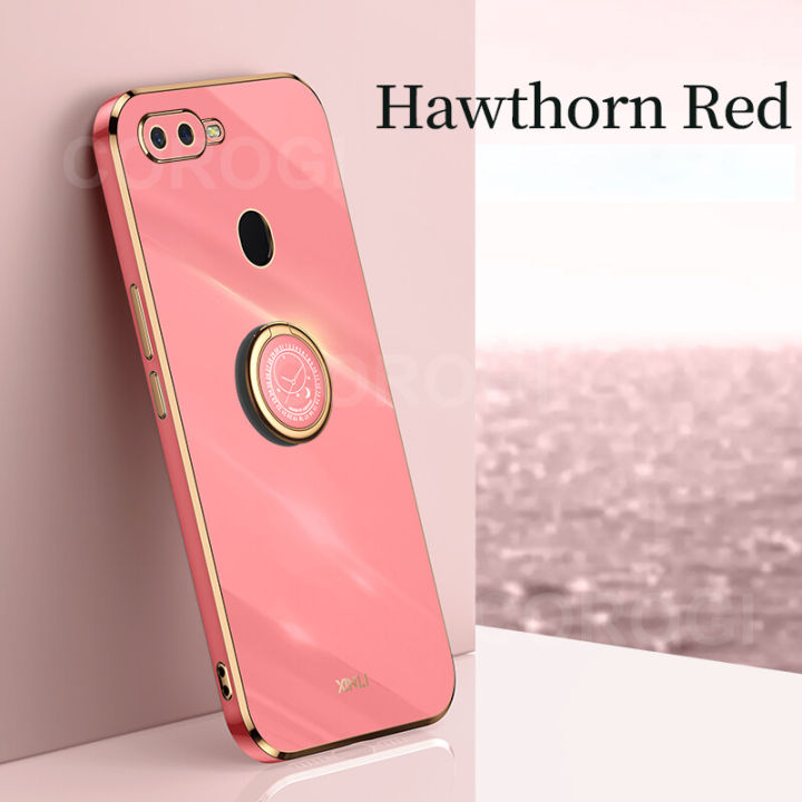 For OPPO F9 OPPO F9 Pro Back Cover with Ring Holder Stand