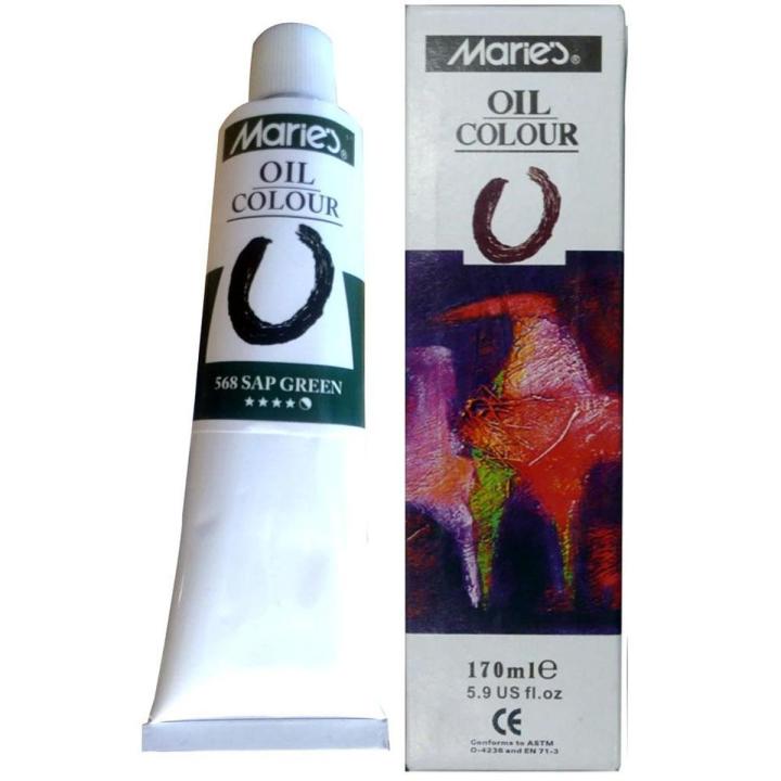 Oil Colors Paint Tubes-Sap Green 568 170 ml