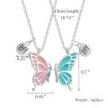 2 Pcs Set Best Friend Necklace BFF Cute Charm Heartshaped Koala Friendship Necklaces Friends Jewelry for Womens Grils. 