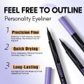 BOB Matte Eyeliner Marker Pen Slender Black Waterproof. 
