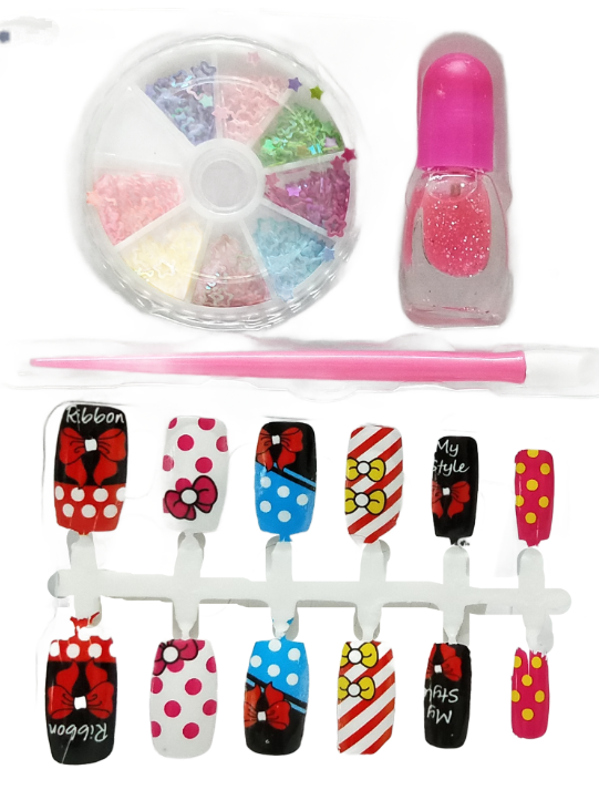 Kids%20Nail%20Polish%20set%20with%2012%20Colorful%20Nails,%20Kids%20Makeup%20Toy%20Set%20-%20Image%205