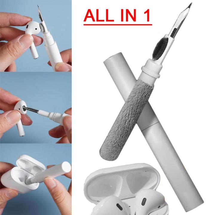 Bluetooth Earbuds Cleaning Pen Durable Clean Pen Kit with Clean Brush for_Airpods Wireless Earphones Charging Box