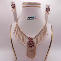 New and Elegant design Jewellery Set for Girls - Neckless, Drop Earrings. 