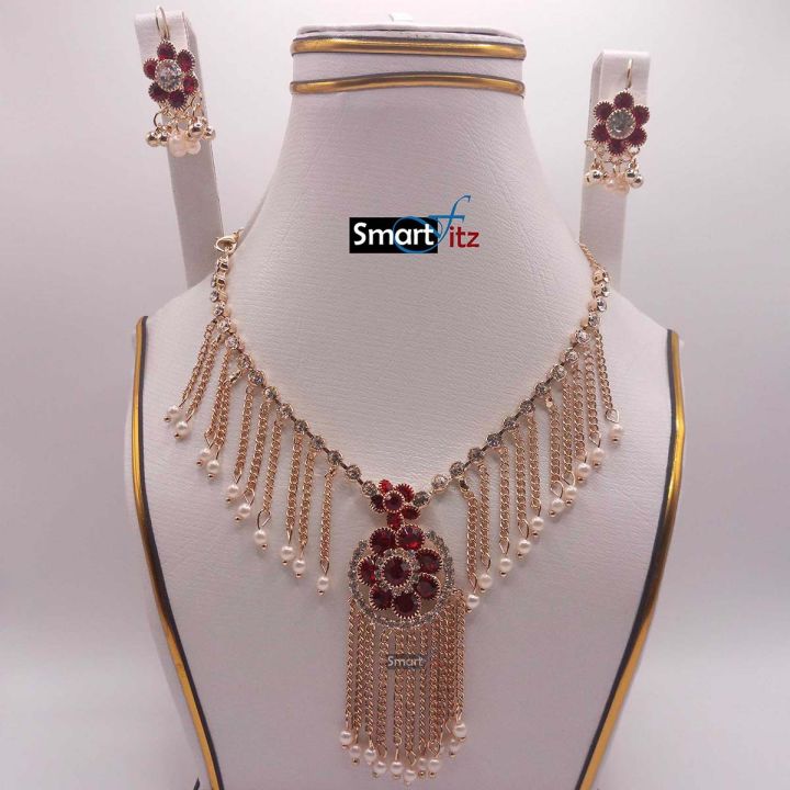 New%20and%20Elegant%20design%20Jewellery%20Set%20for%20Girls%20-%20Neckless,%20Drop%20Earrings%20-%20Image%202
