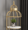 Corner Stand Corner Rack For Decoration Cage bird cage flower rack living room shelf corner floor multilayer storage cosmetics shop window display Saddiq Tele Mall. 