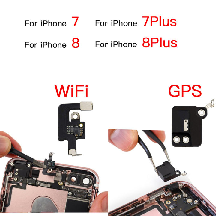 WiFi Signal Antenna Flex Cable And GPS Cover For iPhone 7 7P 8 Plus Replacement