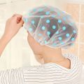 Waterproof Hair Shower Cap, Reusable Shower Hat Bath Caps With Elastic Band. 