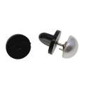200x Silicone Pin Backs Lapel Pins Backings Butterfly Clutch Pin Keepers for Uniform Badges. 