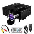 Mini Projector  Upgraded, UNIC UC28+3D 1080p Portable LED Projector Support USB HDMI (F). 