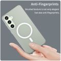 Leweisi Matte Transparent Case for Samsung Galaxy S24 FE Anti-fingerprints PC Hard Back Cover Phone Case. 