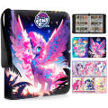 My Little Pony Card Book Pinkie Moon Treasure Collection Book Nine Palace Grid Genuine Storage Book with Zipper Card Game OVERDOESETO. 
