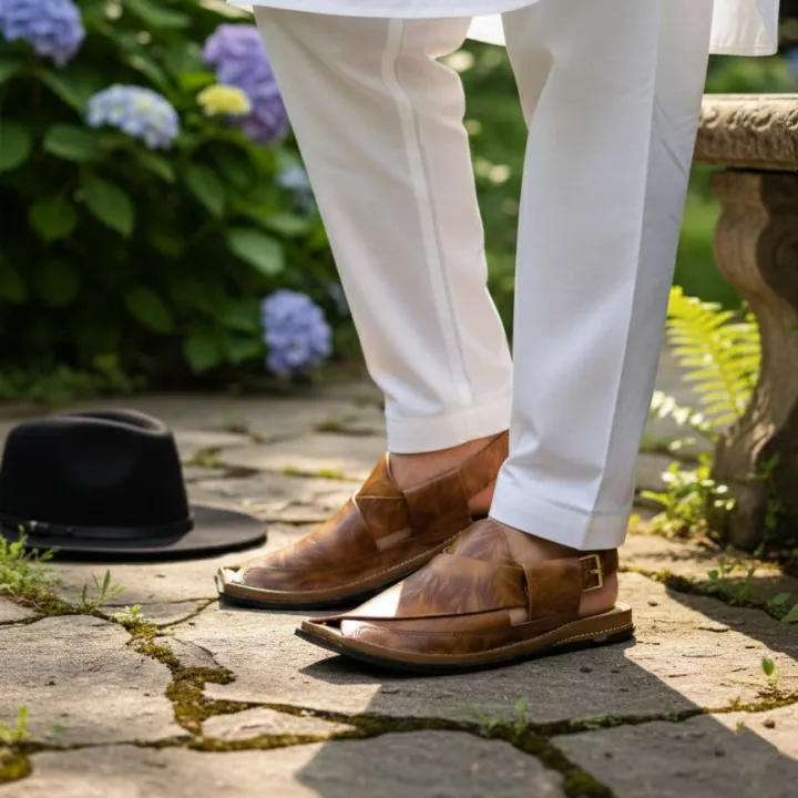 Handmade%20Peshawari%20Chappal%20for%20Men%20%E2%80%93%20Genuine%20Leather%20%E2%80%93%20Khan%20Khel%20Wear%20%E2%80%93%20Traditional%20Pakistani%20Footwear%20%7C%20Wedding%20&%20Casual%20Wear%20%7C%20Khan%20Khel%20Wear%20-%20Image%203