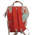 Elegant Large Capacity Multifunctional Diaper Bag with Insulated Bottle Pockets and Waterproof Fabric. 