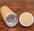 (Pack Of 1) Travel Bamboo Vacuum Flask With Tea Strainer 500ml Flask Botttle. 