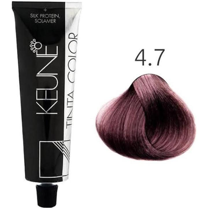 Tinta Hair Color 4.7-Medium Violet Brown 60ml + 20 Vol-60ml