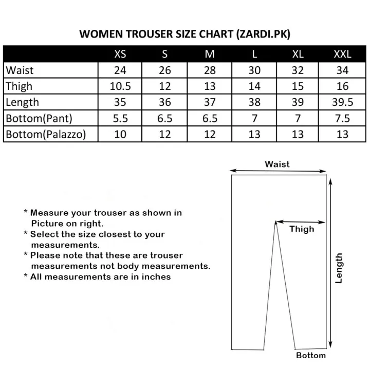 ZARDI Plain Women’s Trouser Pant Soft Cotton Premium Quality ...