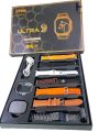 DT 900 7 in 1 Strap Ultra 9 Smart Watch - 49MM Dial - Full Touch Display - 7 Different Strap. 