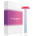 Red Light Therapy EMS Microcurrent Facial Wand Eye Dark Spots Hyperpigmentation Face Massager Anti-aging Firming Beauty Tool. 