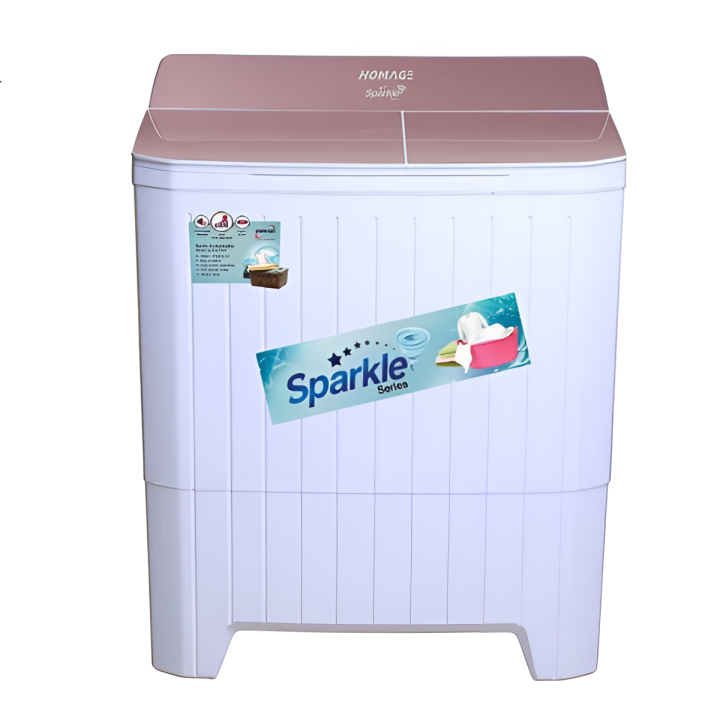 Homage  Semi Automatic Glass Door Washing Machine With Official Warranty