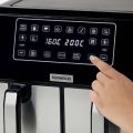 Kenwood Digital Twin Air Fryer Xxxl 4L+4L 1.7Kg+1.7Kg With Dual zone Technology & Dual Frying G 220V Supply Voltage And 50Hz 8.0 L 1700.0 W HFM75.000MB Black/Silver. 