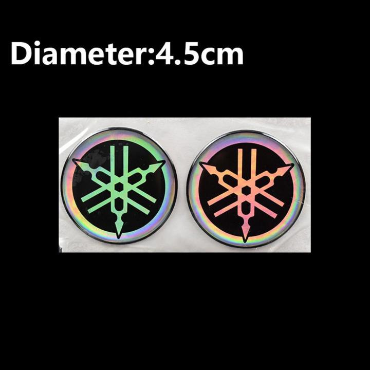 2Pcs/Lot 3D Resin Emblem For Yamaha Logo Lc135 Y15zr R25 MT09 125zr