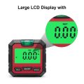 Precision Digital Inclinometer Electron Goniometers Magnetic-Red. 