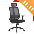 Home Office Chair Ergonomic Desk Chair Mesh Computer Chair with Lumbar Support Armrest Executive Rolling Swivel Adjustable Mid Back Task Chair, Black. 