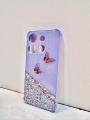 Infinix Smart 7 HD Girls Back Cover - Luxerey Back Cover - Fancy Flower Butterfly Covers -Infinix Smart 7 HD Back Cover. 