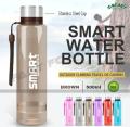 Water bottle- gym water bottle- jogging water bottle Safari smart water bottle with stainless steel cap for outdoor climbing in different colours traveling camping 500 ml. 