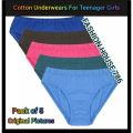 Fashion House 786 Pack Of 5 - Panties For Girl Soft Cotton Panties - Comfortable And Stylish Cotton Jersey Underwear Set. 