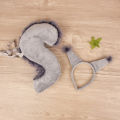 Cosplay Tail Performance Props Squirrel Ears Hair Hoop Tail Accessories. 