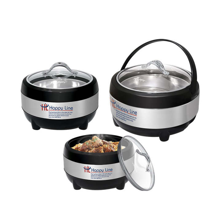 Fancy Style Happy House Hot Pot Sets & Single Pieces Metallic Red 3 Sizes