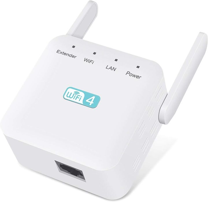 Wireless  WiFi 300Mbps WiFi Range Ext for Home and Office, WiFi Long Signal Amplifier 5Ghz 2.4G - White
