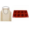 Round Cylinder Soap Mold Cupcake Silicone Mold Handmade Mold. 