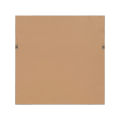 Golden Square Wall Mirror for Home and Office Decor, 14x14 inches and 20x20 inches, Elegant Wood Frame. 