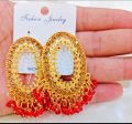 Jewellery collection Cristal manjos ear rings long lasting polish made by best quality meterial for beautyfull girls artical 57897. 