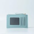 IVORY1 Cute Women Wallets Fashion Design Bank Card Holder Bag Korean Style Wallets Portable Cat Solid Color PU Leather Ultra Thin Simple Short Clutch Bag/Multicolor. 