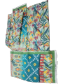 Unstitched Khadar 3-Piece Suit for Women – Floral Design Shirt and Trouser with Coordinating Floral Dupatta. 