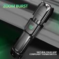 Ultra Bright LED Flashlight With XP-L V6 LED Lamp Beads Waterproof Torch Zoomable 4 Lighting Modes Multi-function USB Charging. 