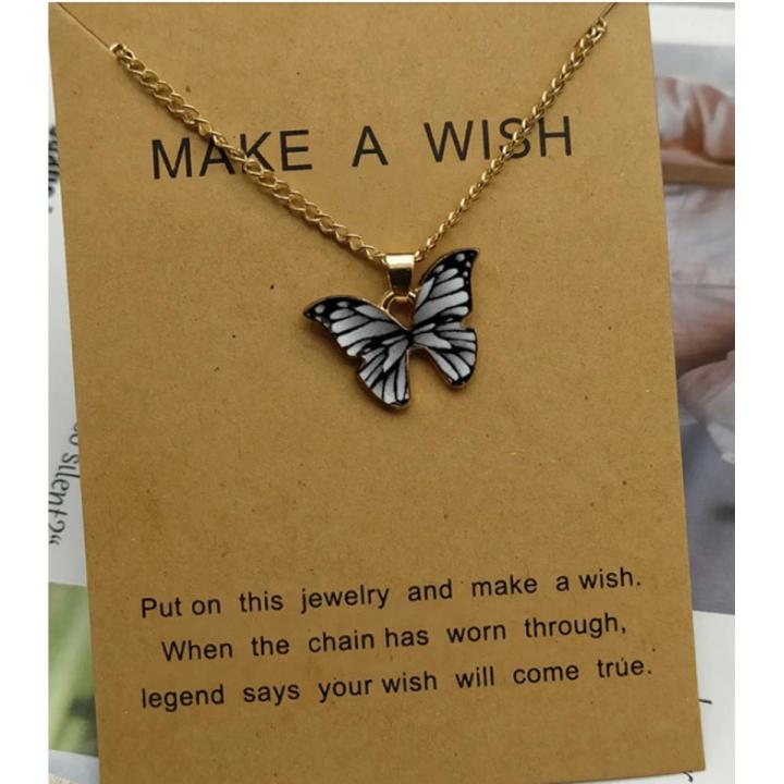 Butterfly%20Necklace%20for%20Girls%20Korean%20Fashion%20Butterfly%20Pendant%20Necklace%20for%20women%20Make%20a%20Wish%20Necklace%20Gift%20for%20her%20-%20Image%202