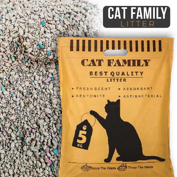 Cat Litter 5kg High Absorbent 100% Bentonite Chemical Free