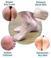 ARC  Smiling Foot Anti Crack Full Length Silicone Protector Moisturizing Socks Silicone Socks Smiling Foot For Relaxation Protector Moisturizing Socks Silicone Smiling Foot Silicone Boat Socks Foot Cover Crack Prevention Anti-heel Pain Protector. 